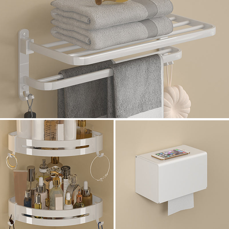 White bathroom towel online storage