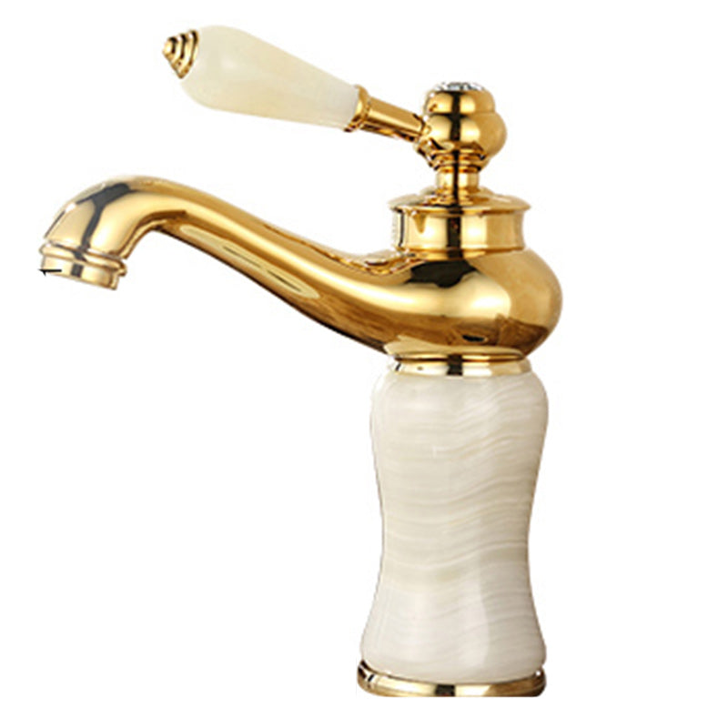 Luxury Vessel Faucet Lever Handle Low Arc Vessel Sink Bathroom Faucet Clearhalo 'Bathroom Remodel & Bathroom Fixtures' 'Bathroom Sink Faucets' 'Bathroom Sinks & Faucet Components' 'bathroom_sink_faucets' 'Home Improvement' 'home_improvement' 'home_improvement_bathroom_sink_faucets' 7227220