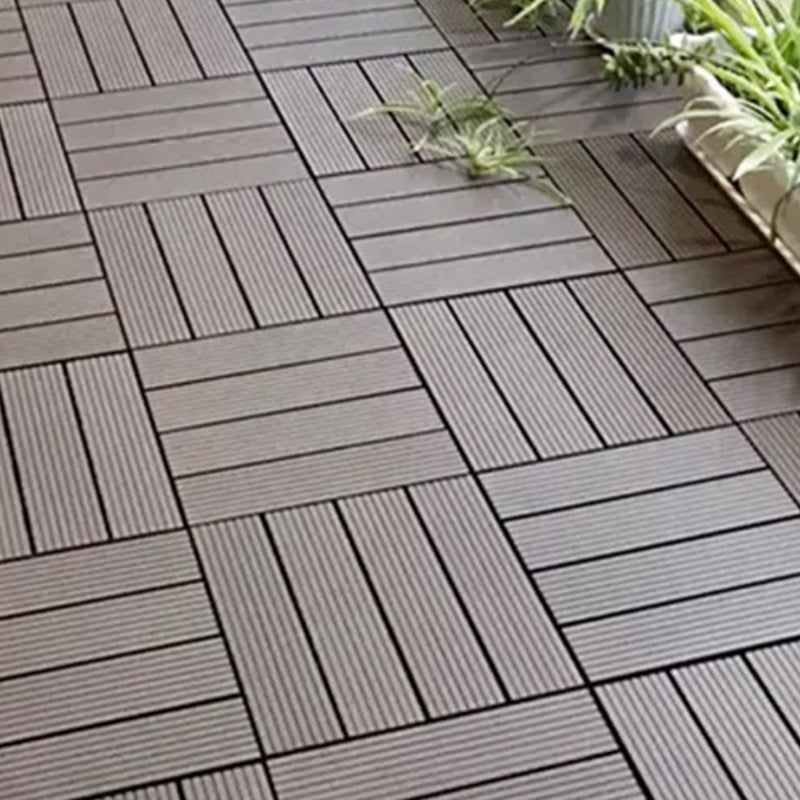 Deck Plank Interlocking Wood Flooring Tiles Garden Outdoor Flooring Clearhalo 'Home Improvement' 'home_improvement' 'home_improvement_outdoor_deck_tiles_planks' 'Outdoor Deck Tiles & Planks' 'Outdoor Flooring & Tile' 'Outdoor Remodel' 'outdoor_deck_tiles_planks' 7227636