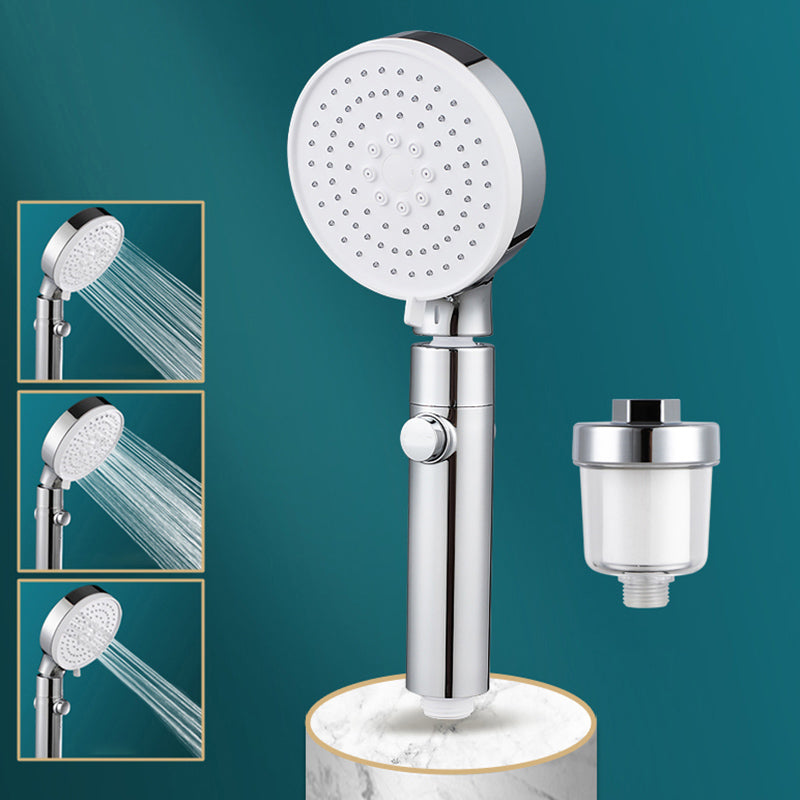 3 Sprays Shower Head Adjustable Spray Pattern Swivel Handheld Shower Head Filter Shower Clearhalo 'Bathroom Remodel & Bathroom Fixtures' 'Home Improvement' 'home_improvement' 'home_improvement_shower_heads' 'Shower Heads' 'shower_heads' 'Showers & Bathtubs Plumbing' 'Showers & Bathtubs' 7227997