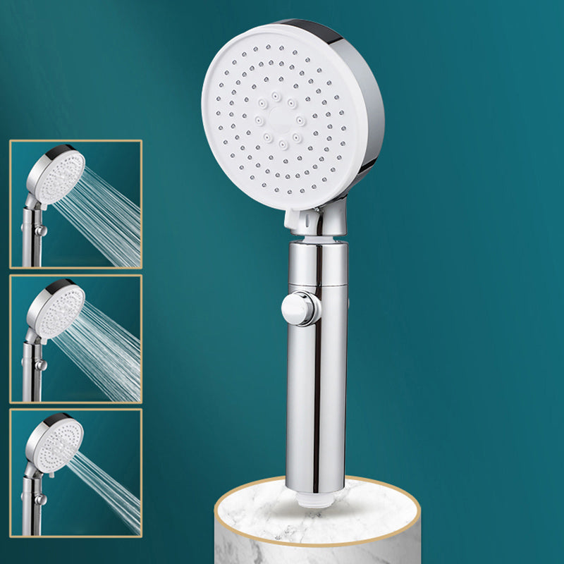 3 Sprays Shower Head Adjustable Spray Pattern Swivel Handheld Shower Head Hand Shower Clearhalo 'Bathroom Remodel & Bathroom Fixtures' 'Home Improvement' 'home_improvement' 'home_improvement_shower_heads' 'Shower Heads' 'shower_heads' 'Showers & Bathtubs Plumbing' 'Showers & Bathtubs' 7228000