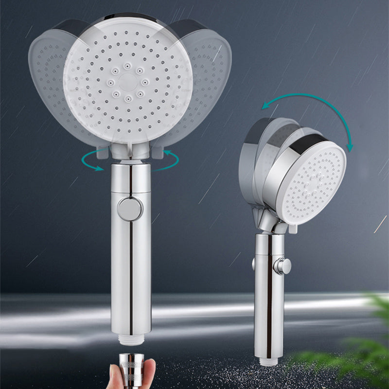 3 Sprays Shower Head Adjustable Spray Pattern Swivel Handheld Shower Head Clearhalo 'Bathroom Remodel & Bathroom Fixtures' 'Home Improvement' 'home_improvement' 'home_improvement_shower_heads' 'Shower Heads' 'shower_heads' 'Showers & Bathtubs Plumbing' 'Showers & Bathtubs' 7228003