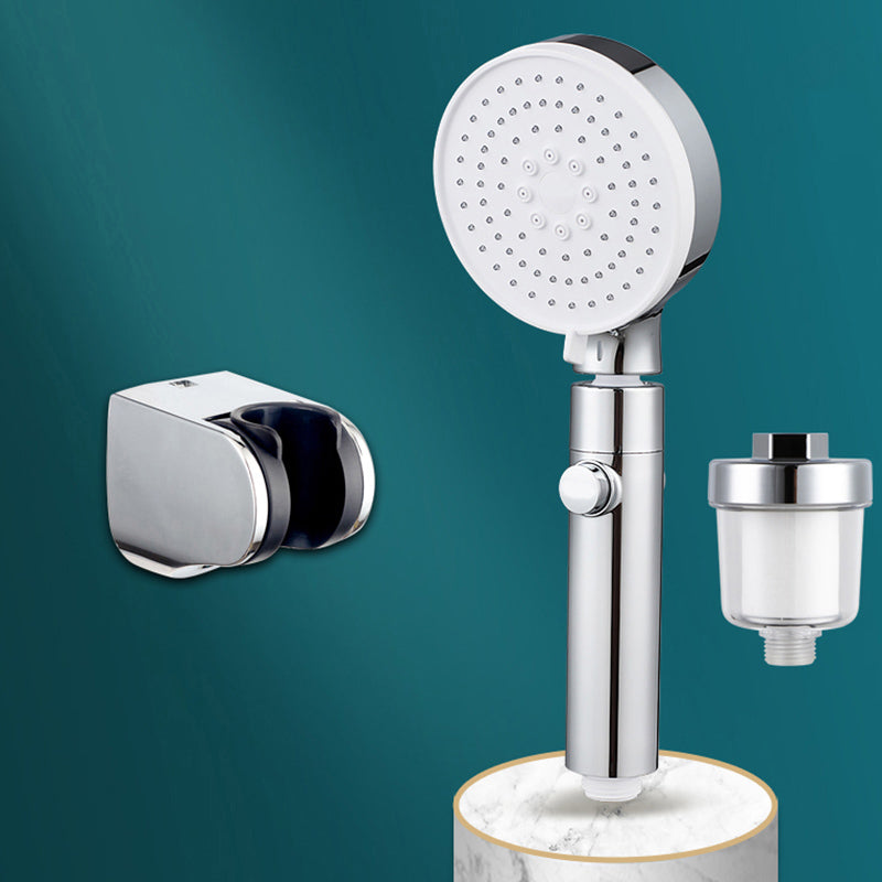 3 Sprays Shower Head Adjustable Spray Pattern Swivel Handheld Shower Head Filter Shower & Bracket Clearhalo 'Bathroom Remodel & Bathroom Fixtures' 'Home Improvement' 'home_improvement' 'home_improvement_shower_heads' 'Shower Heads' 'shower_heads' 'Showers & Bathtubs Plumbing' 'Showers & Bathtubs' 7228006