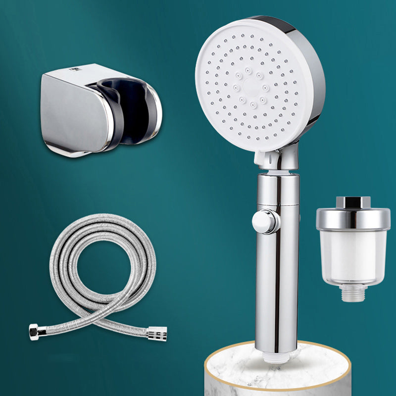 3 Sprays Shower Head Adjustable Spray Pattern Swivel Handheld Shower Head Filter Shower & Bracket & 79-inch Bracket Clearhalo 'Bathroom Remodel & Bathroom Fixtures' 'Home Improvement' 'home_improvement' 'home_improvement_shower_heads' 'Shower Heads' 'shower_heads' 'Showers & Bathtubs Plumbing' 'Showers & Bathtubs' 7228016