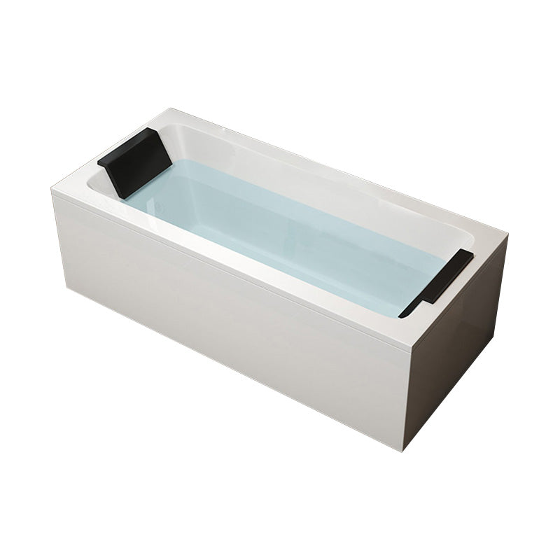 Back to Wall Soaking Antique Finish Bath Rectangular Modern Bath Tub Clearhalo 'Bathroom Remodel & Bathroom Fixtures' 'Bathtubs' 'Home Improvement' 'home_improvement' 'home_improvement_bathtubs' 'Showers & Bathtubs' 7230244