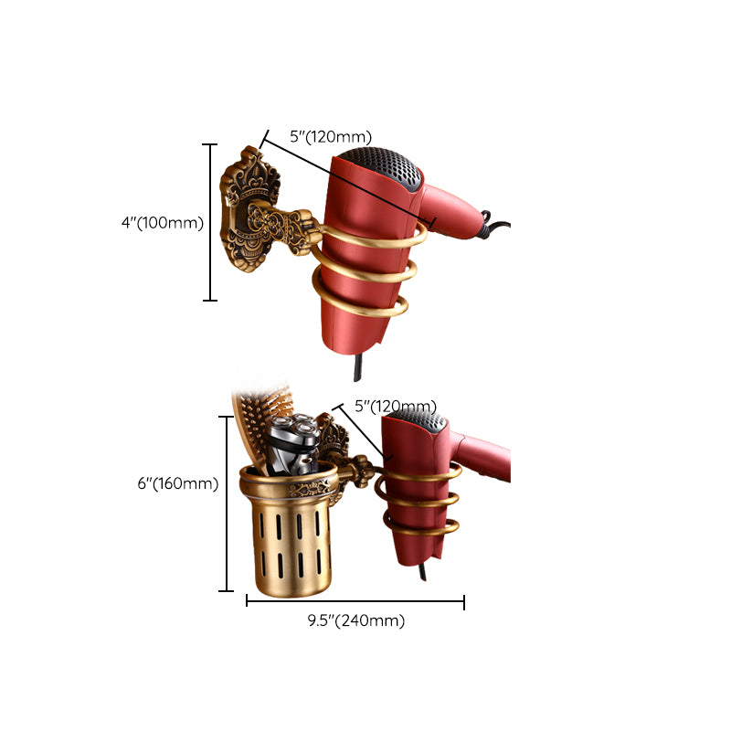 Traditional Metal Bathroom Accessories Hardware Set with Soap Dish Clearhalo 'Bathroom Hardware Sets' 'Bathroom Hardware' 'Bathroom Remodel & Bathroom Fixtures' 'bathroom_hardware_sets' 'Home Improvement' 'home_improvement' 'home_improvement_bathroom_hardware_sets' 7231131