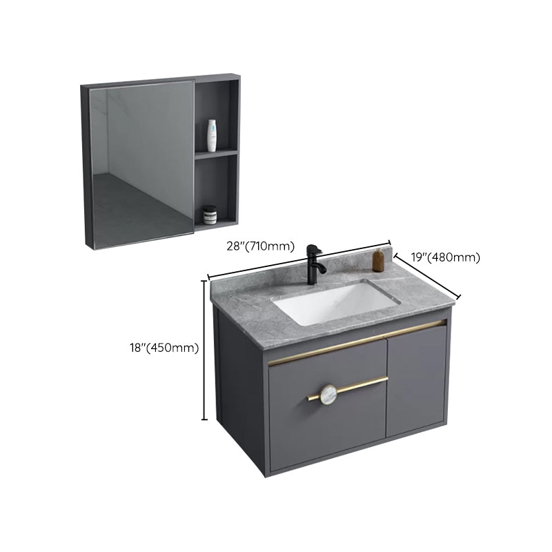 Glam Bathroom Vanity Set Wall Mount Faucet Included Bathroom Sink Vanity Clearhalo 'Bathroom Remodel & Bathroom Fixtures' 'Bathroom Vanities' 'bathroom_vanities' 'Home Improvement' 'home_improvement' 'home_improvement_bathroom_vanities' 7231471