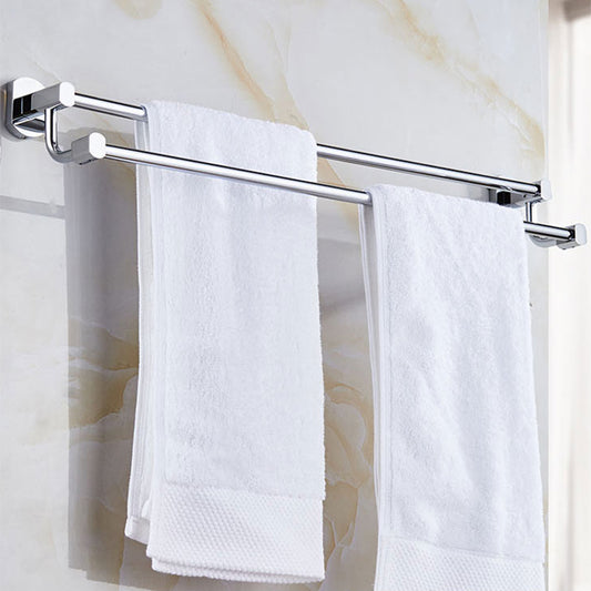 Modern Bath Hardware Set Stainless Steel Bath Shelf Towel Bar Bathroom Accessory Kit Clearhalo 'Bathroom Hardware Sets' 'Bathroom Hardware' 'Bathroom Remodel & Bathroom Fixtures' 'bathroom_hardware_sets' 'Home Improvement' 'home_improvement' 'home_improvement_bathroom_hardware_sets' 7232246