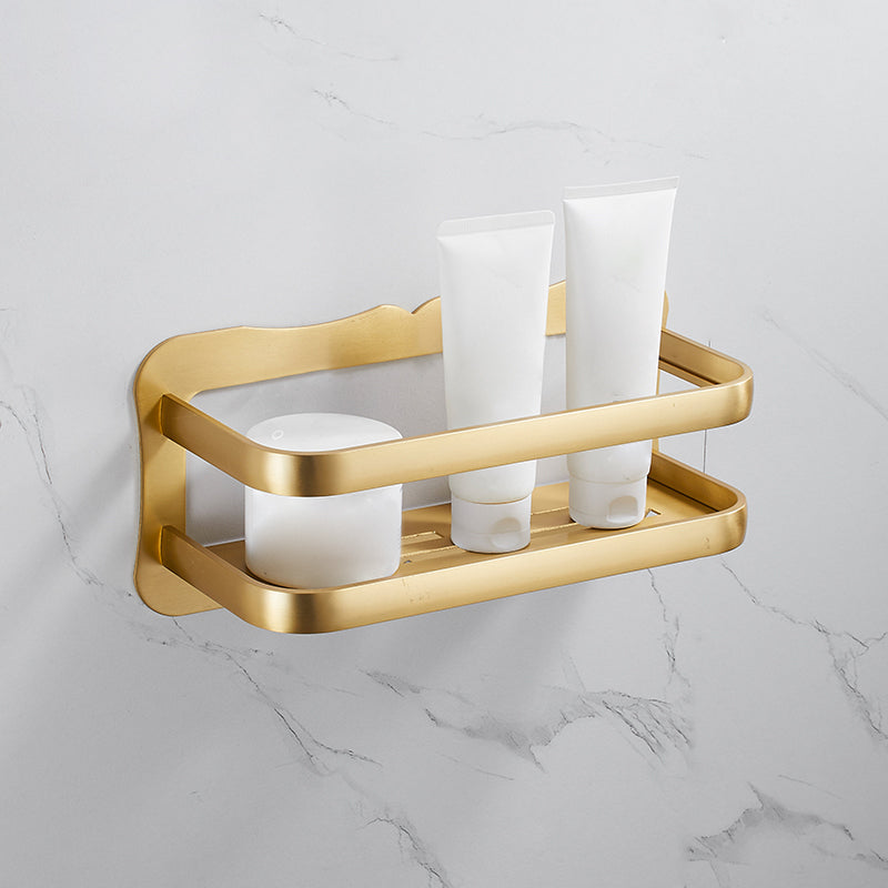 Modern Gold Bathroom Accessory Kit Towel Bar Bath Shelf Bath Hardware Set Makeup Stand Clearhalo 'Bathroom Hardware Sets' 'Bathroom Hardware' 'Bathroom Remodel & Bathroom Fixtures' 'bathroom_hardware_sets' 'Home Improvement' 'home_improvement' 'home_improvement_bathroom_hardware_sets' 7232284