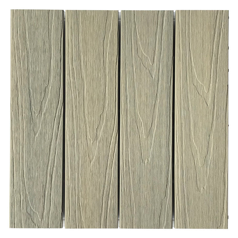 Engineered Square Flooring Tiles Water Resistant Interlocking for Patio Garden Old Wood Clearhalo 'Flooring 'Hardwood Flooring' 'hardwood_flooring' 'Home Improvement' 'home_improvement' 'home_improvement_hardwood_flooring' Walls and Ceiling' 7233864