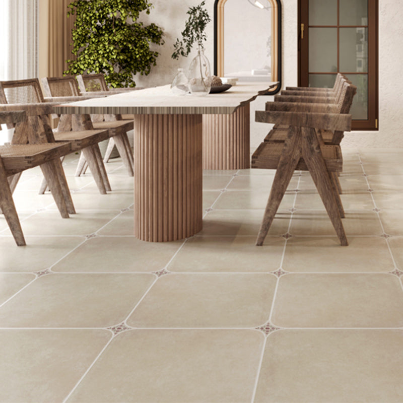 Traditional Style Slip Resistant Tile Matte Straight Edge Square Floor Tile Clearhalo 'Floor Tiles & Wall Tiles' 'floor_tiles_wall_tiles' 'Flooring 'Home Improvement' 'home_improvement' 'home_improvement_floor_tiles_wall_tiles' Walls and Ceiling' 7234007