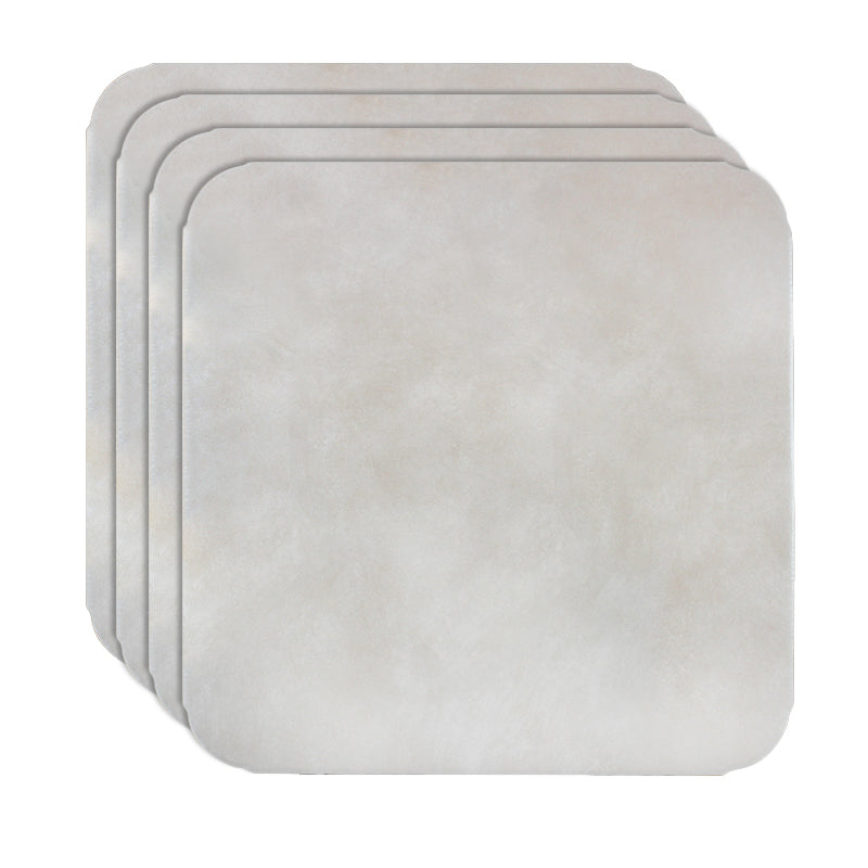 Traditional Style Slip Resistant Tile Matte Straight Edge Square Floor Tile White-Gray Clearhalo 'Floor Tiles & Wall Tiles' 'floor_tiles_wall_tiles' 'Flooring 'Home Improvement' 'home_improvement' 'home_improvement_floor_tiles_wall_tiles' Walls and Ceiling' 7234015