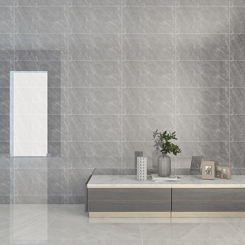 Water Resistant Peel & Stick Tile Marbling Single Tile for Bathroom Backsplash Grey Clearhalo 'Flooring 'Home Improvement' 'home_improvement' 'home_improvement_peel_stick_blacksplash' 'Peel & Stick Backsplash Tile' 'peel_stick_blacksplash' 'Walls & Ceilings' Walls and Ceiling' 7234210