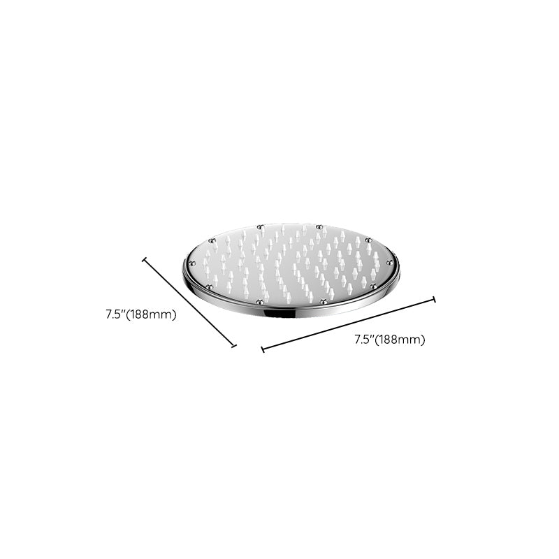 Fixed Square Shower Head Standard Spray Pattern Large Shower Head Clearhalo 'Bathroom Remodel & Bathroom Fixtures' 'Home Improvement' 'home_improvement' 'home_improvement_shower_heads' 'Shower Heads' 'shower_heads' 'Showers & Bathtubs Plumbing' 'Showers & Bathtubs' 7234249