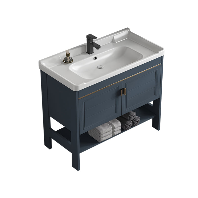 Glam Bathroom Vanity Set Freestanding Faucet Included Bathroom Sink Vanity Clearhalo 'Bathroom Remodel & Bathroom Fixtures' 'Bathroom Vanities' 'bathroom_vanities' 'Home Improvement' 'home_improvement' 'home_improvement_bathroom_vanities' 7237297