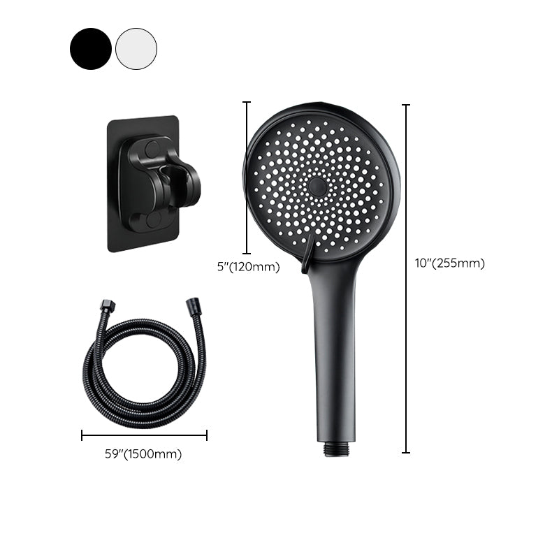 Plastic Handheld Shower Head Adjustable Spray Pattern Shower Head Clearhalo 'Bathroom Remodel & Bathroom Fixtures' 'Home Improvement' 'home_improvement' 'home_improvement_shower_heads' 'Shower Heads' 'shower_heads' 'Showers & Bathtubs Plumbing' 'Showers & Bathtubs' 7242547