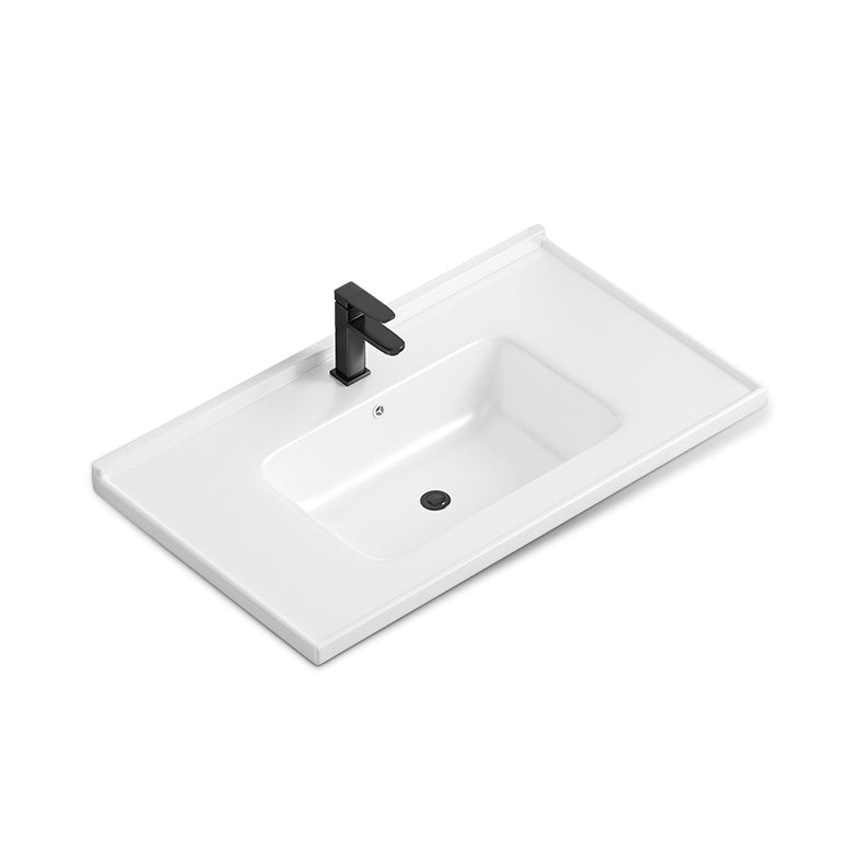 Modern Rectangular Bathroom Vanity Metal Frame Single-Sink Sink Vanity Clearhalo 'Bathroom Remodel & Bathroom Fixtures' 'Bathroom Vanities' 'bathroom_vanities' 'Home Improvement' 'home_improvement' 'home_improvement_bathroom_vanities' 7244670