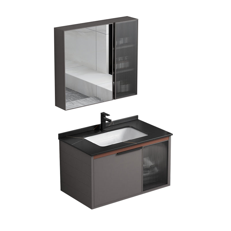 Metal Base Sink Vanity Modern Single-Sink Rectangular Wall Mount Vanity Sink Vanity & Faucet & Mirror Cabinet https://res.litfad.com/site/img/item/2023/01/29/7244748/1200x1200.jpg Clearhalo 'Bathroom Remodel & Bathroom Fixtures' 'Bathroom Vanities' 'bathroom_vanities' 'Home Improvement' 'home_improvement' 'home_improvement_bathroom_vanities' 7244748