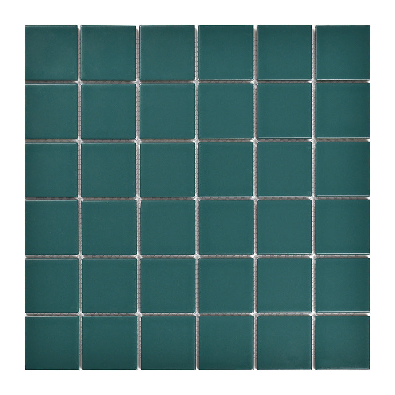 Square Mosaic Peel & Stick Tile in Green Water Resistant Mosaic Tile Clearhalo 'Flooring 'Home Improvement' 'home_improvement' 'home_improvement_peel_stick_blacksplash' 'Peel & Stick Backsplash Tile' 'peel_stick_blacksplash' 'Walls & Ceilings' Walls and Ceiling' 7250392