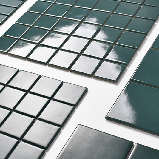 Square Mosaic Peel & Stick Tile in Green Water Resistant Mosaic Tile Clearhalo 'Flooring 'Home Improvement' 'home_improvement' 'home_improvement_peel_stick_blacksplash' 'Peel & Stick Backsplash Tile' 'peel_stick_blacksplash' 'Walls & Ceilings' Walls and Ceiling' 7250396