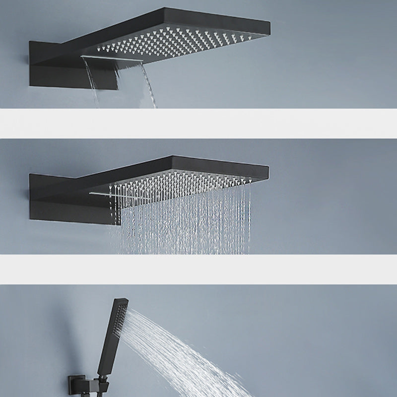 Modern Shower Head Combo Brass Handheld Shower Head Shower Trim Clearhalo 'Bathroom Remodel & Bathroom Fixtures' 'Home Improvement' 'home_improvement' 'home_improvement_shower_faucets' 'Shower Faucets & Systems' 'shower_faucets' 'Showers & Bathtubs Plumbing' 'Showers & Bathtubs' 7250618