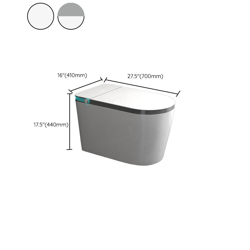 Modern Floor Standing Bidet with Water Pressure Control in White Clearhalo 'Bathroom Remodel & Bathroom Fixtures' 'Bidets' 'Home Improvement' 'home_improvement' 'home_improvement_bidets' 'Toilets & Bidets' 7251691