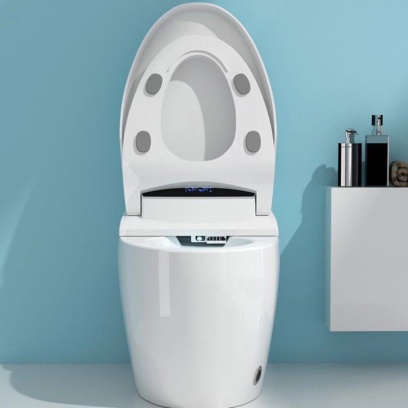 Floor Mount Bidet Elongated in White Smart Bidet with Heated Seat Clearhalo 'Bathroom Remodel & Bathroom Fixtures' 'Bidets' 'Home Improvement' 'home_improvement' 'home_improvement_bidets' 'Toilets & Bidets' 7251712