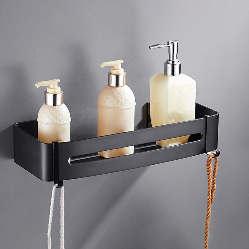 Juego de accesorios para baño moderno, estante para baño, kit de accesorios para  baño plateado/negro - Clearhalo