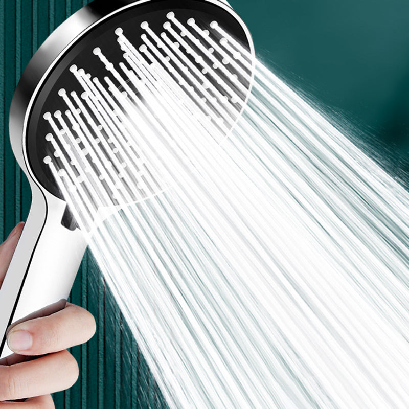 Contemporary Shower Head 5 Setting Adjustable Spray Pattern Handheld Shower Head Clearhalo 'Bathroom Remodel & Bathroom Fixtures' 'Home Improvement' 'home_improvement' 'home_improvement_shower_heads' 'Shower Heads' 'shower_heads' 'Showers & Bathtubs Plumbing' 'Showers & Bathtubs' 7254145