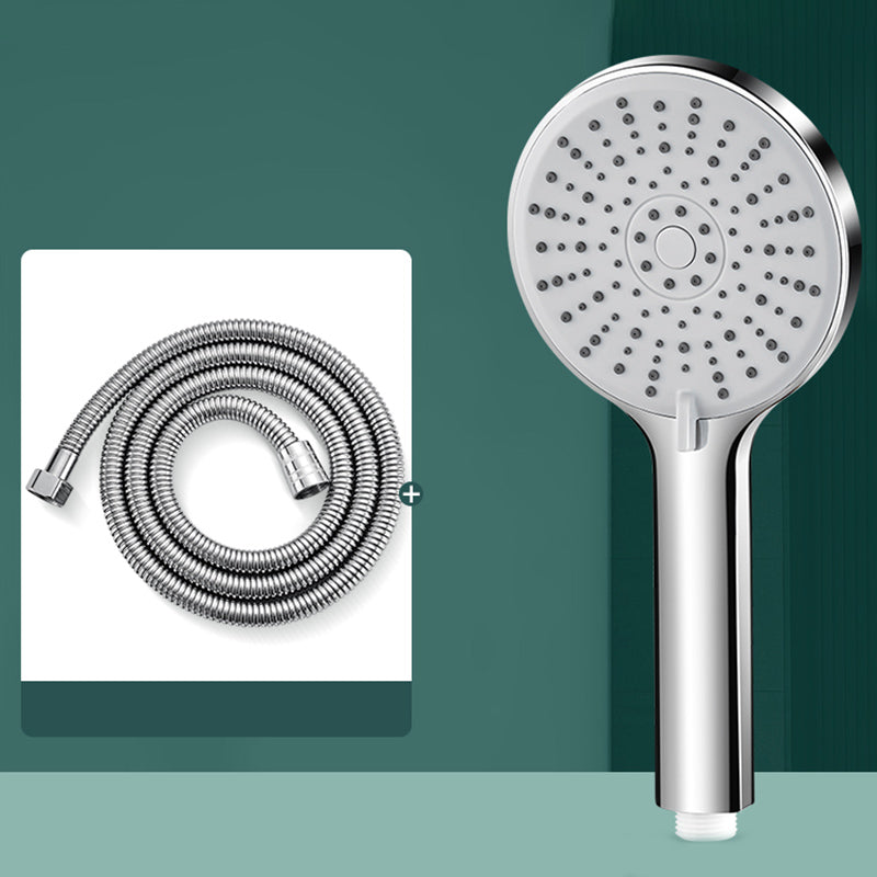 Contemporary Shower Head 5 Setting Adjustable Spray Pattern Handheld Shower Head Light Gray Shower & 79" Hose Clearhalo 'Bathroom Remodel & Bathroom Fixtures' 'Home Improvement' 'home_improvement' 'home_improvement_shower_heads' 'Shower Heads' 'shower_heads' 'Showers & Bathtubs Plumbing' 'Showers & Bathtubs' 7254152