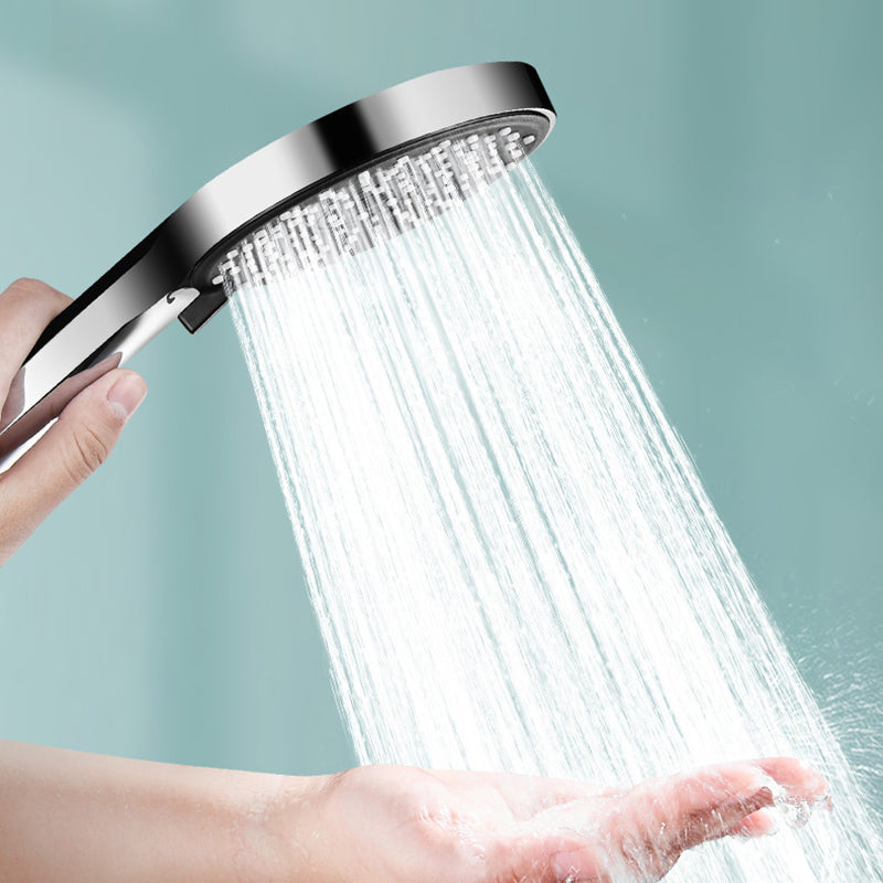 Contemporary Shower Head 5 Setting Adjustable Spray Pattern Handheld Shower Head Clearhalo 'Bathroom Remodel & Bathroom Fixtures' 'Home Improvement' 'home_improvement' 'home_improvement_shower_heads' 'Shower Heads' 'shower_heads' 'Showers & Bathtubs Plumbing' 'Showers & Bathtubs' 7254162