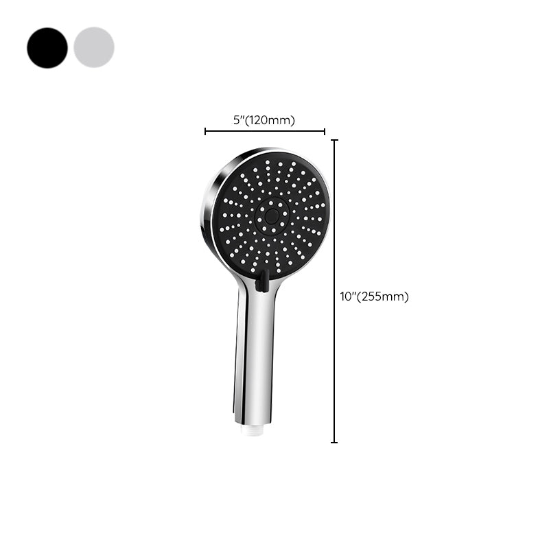 Contemporary Shower Head 5 Setting Adjustable Spray Pattern Handheld Shower Head Clearhalo 'Bathroom Remodel & Bathroom Fixtures' 'Home Improvement' 'home_improvement' 'home_improvement_shower_heads' 'Shower Heads' 'shower_heads' 'Showers & Bathtubs Plumbing' 'Showers & Bathtubs' 7254167