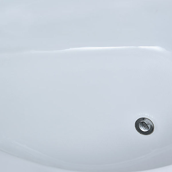 Corner Soaking Acrylic Bathtub Antique Finish Back to Wall Bath Tub Clearhalo 'Bathroom Remodel & Bathroom Fixtures' 'Bathtubs' 'Home Improvement' 'home_improvement' 'home_improvement_bathtubs' 'Showers & Bathtubs' 7257132