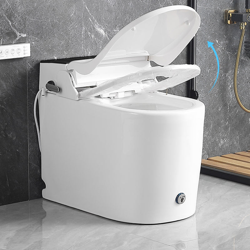 Elongated All-In-One Bidet Floor Mount Bidet without Water Pressure Control Clearhalo 'Bathroom Remodel & Bathroom Fixtures' 'Bidets' 'Home Improvement' 'home_improvement' 'home_improvement_bidets' 'Toilets & Bidets' 7258684