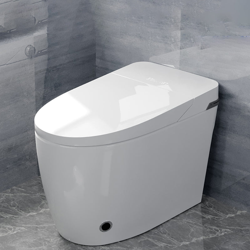 Elongated Floor Standing Bidet in White Smart Bidet with Heated Seat Clearhalo 'Bathroom Remodel & Bathroom Fixtures' 'Bidets' 'Home Improvement' 'home_improvement' 'home_improvement_bidets' 'Toilets & Bidets' 7258696