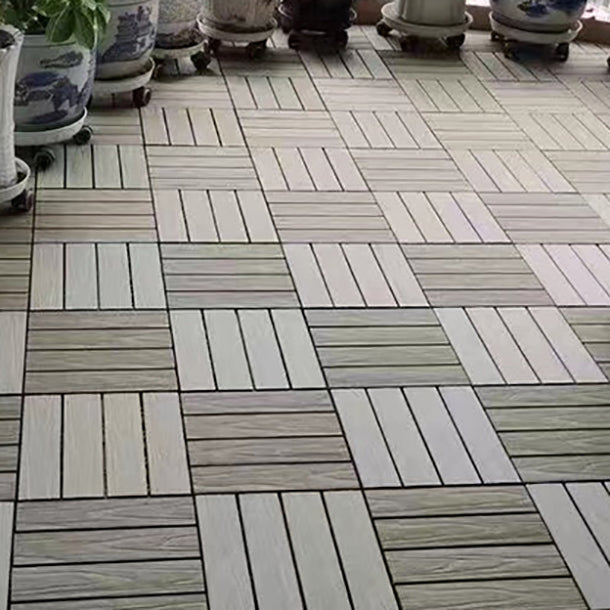 Deck Plank Loose Lay Wood Flooring Tiles Garden Outdoor Flooring Clearhalo 'Home Improvement' 'home_improvement' 'home_improvement_outdoor_deck_tiles_planks' 'Outdoor Deck Tiles & Planks' 'Outdoor Flooring & Tile' 'Outdoor Remodel' 'outdoor_deck_tiles_planks' 7260016