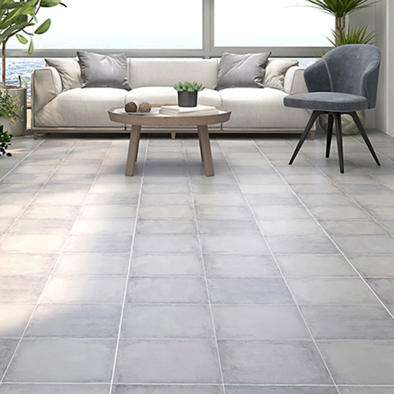 Square Floor Tile Straight Edge Slip Resistant Matte Tile for Balcony Clearhalo 'Floor Tiles & Wall Tiles' 'floor_tiles_wall_tiles' 'Flooring 'Home Improvement' 'home_improvement' 'home_improvement_floor_tiles_wall_tiles' Walls and Ceiling' 7260286