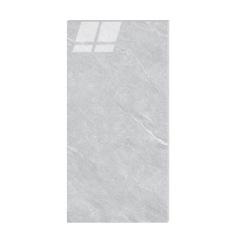 Marbling Floor Tile Slip Resistant Polished Rectangle Singular Tile Light Gray Clearhalo 'Floor Tiles & Wall Tiles' 'floor_tiles_wall_tiles' 'Flooring 'Home Improvement' 'home_improvement' 'home_improvement_floor_tiles_wall_tiles' Walls and Ceiling' 7260293