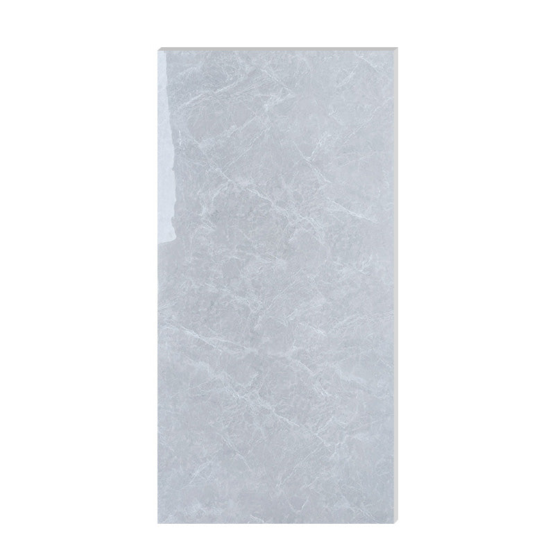 Marbling Floor Tile Slip Resistant Polished Rectangle Singular Tile Gray-Blue Clearhalo 'Floor Tiles & Wall Tiles' 'floor_tiles_wall_tiles' 'Flooring 'Home Improvement' 'home_improvement' 'home_improvement_floor_tiles_wall_tiles' Walls and Ceiling' 7260308