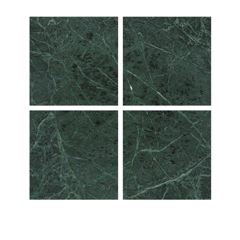 Slip Resistant Floor Tile in Green Straight Edge Polished Marbling Tile 1'4" x 1'4" Clearhalo 'Floor Tiles & Wall Tiles' 'floor_tiles_wall_tiles' 'Flooring 'Home Improvement' 'home_improvement' 'home_improvement_floor_tiles_wall_tiles' Walls and Ceiling' 7260319