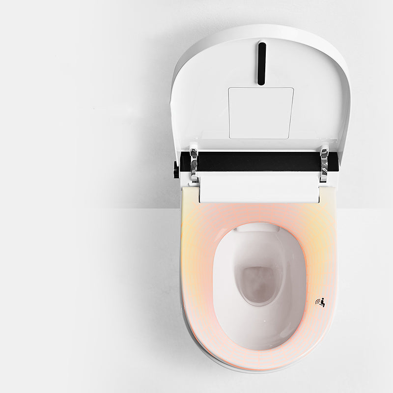 Elongated Wall Mounted Bidet Smart Bidet with Warm Air Dryer Clearhalo 'Bathroom Remodel & Bathroom Fixtures' 'Bidets' 'Home Improvement' 'home_improvement' 'home_improvement_bidets' 'Toilets & Bidets' 7264987