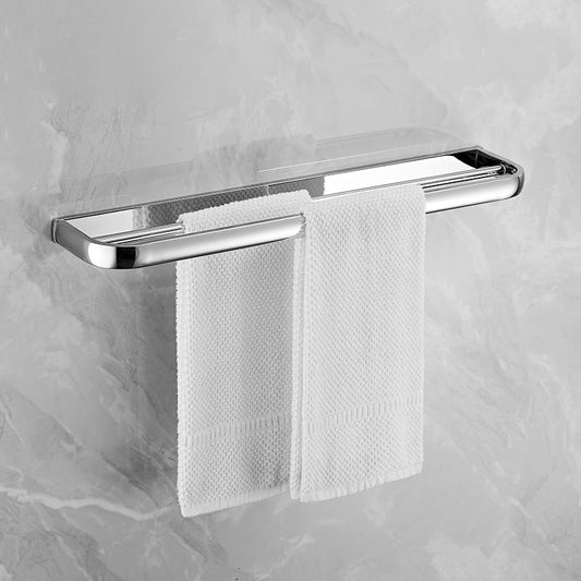 Modern Stainless Steel Bath Hardware Set Towel Bar Bath Shelf Bathroom Accessory Kit Clearhalo 'Bathroom Hardware Sets' 'Bathroom Hardware' 'Bathroom Remodel & Bathroom Fixtures' 'bathroom_hardware_sets' 'Home Improvement' 'home_improvement' 'home_improvement_bathroom_hardware_sets' 7265020