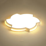 Balcony Bedroom Floral Ceiling Lamp Acrylic Modern Lovely White LED Flush Mount Light White Warm Clearhalo 'Ceiling Lights' 'Close To Ceiling Lights' 'Close to ceiling' 'Flush mount' Lighting' 72666