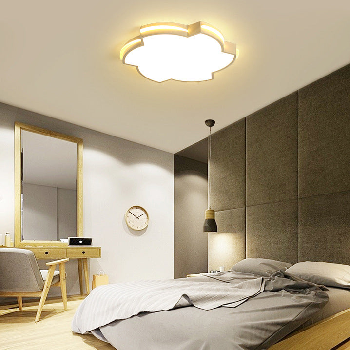 Balcony Bedroom Floral Ceiling Lamp Acrylic Modern Lovely White LED Flush Mount Light Clearhalo 'Ceiling Lights' 'Close To Ceiling Lights' 'Close to ceiling' 'Flush mount' Lighting' 72668