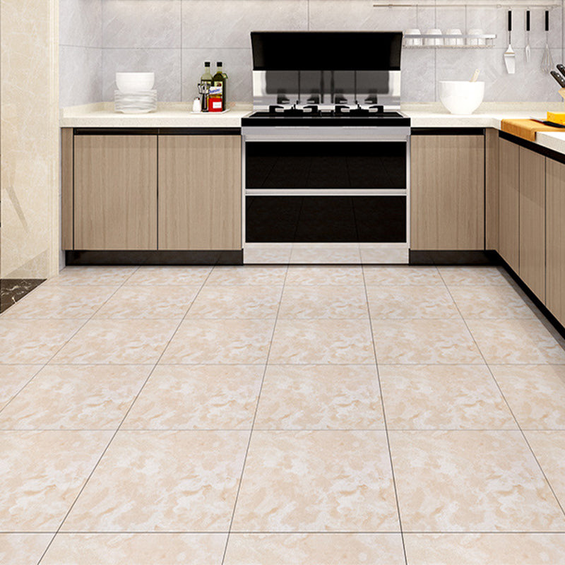 Ceramic Floor Tile Straight Edge Square Waterproof Matte Floor Tile Off-White 12"L x 12"W 75 Pieces Clearhalo 'Floor Tiles & Wall Tiles' 'floor_tiles_wall_tiles' 'Flooring 'Home Improvement' 'home_improvement' 'home_improvement_floor_tiles_wall_tiles' Walls and Ceiling' 7269057