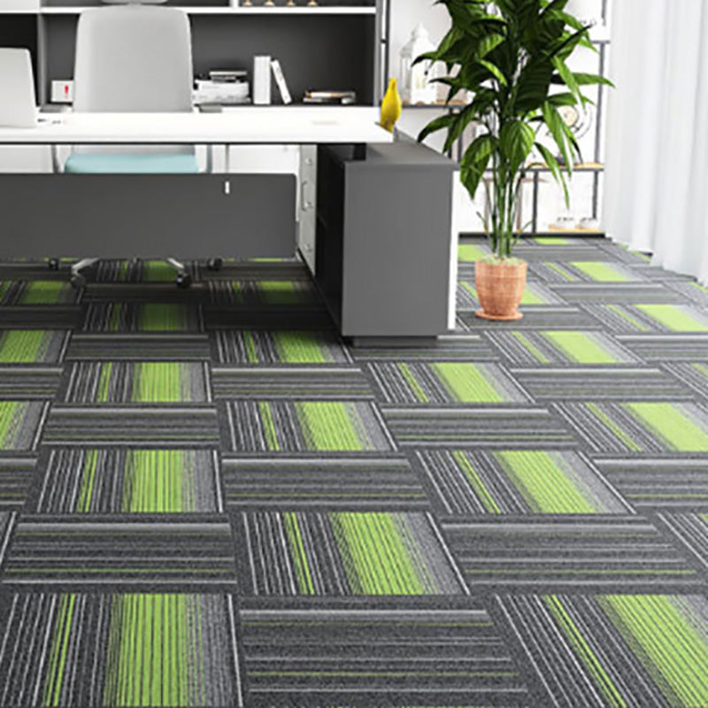 Indoor Carpet Tiles Geometric Print Level Loop Office Carpet Tiles Clearhalo 'Carpet Tiles & Carpet Squares' 'carpet_tiles_carpet_squares' 'Flooring 'Home Improvement' 'home_improvement' 'home_improvement_carpet_tiles_carpet_squares' Walls and Ceiling' 7269196