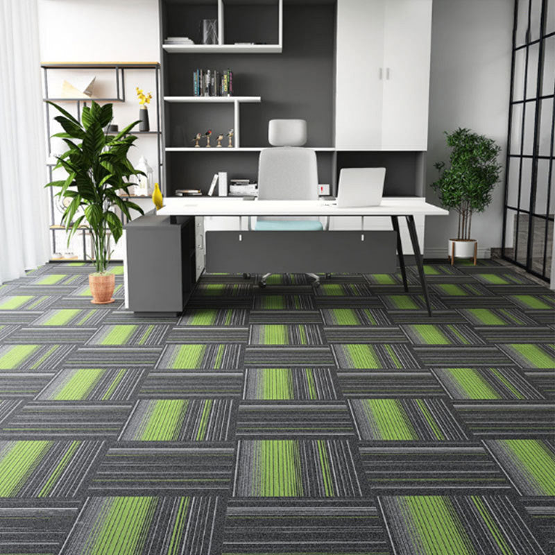 Indoor Carpet Tiles Geometric Print Level Loop Office Carpet Tiles Clearhalo 'Carpet Tiles & Carpet Squares' 'carpet_tiles_carpet_squares' 'Flooring 'Home Improvement' 'home_improvement' 'home_improvement_carpet_tiles_carpet_squares' Walls and Ceiling' 7269199