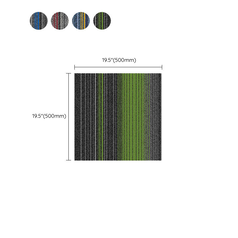 Indoor Carpet Tiles Geometric Print Level Loop Office Carpet Tiles Clearhalo 'Carpet Tiles & Carpet Squares' 'carpet_tiles_carpet_squares' 'Flooring 'Home Improvement' 'home_improvement' 'home_improvement_carpet_tiles_carpet_squares' Walls and Ceiling' 7269203