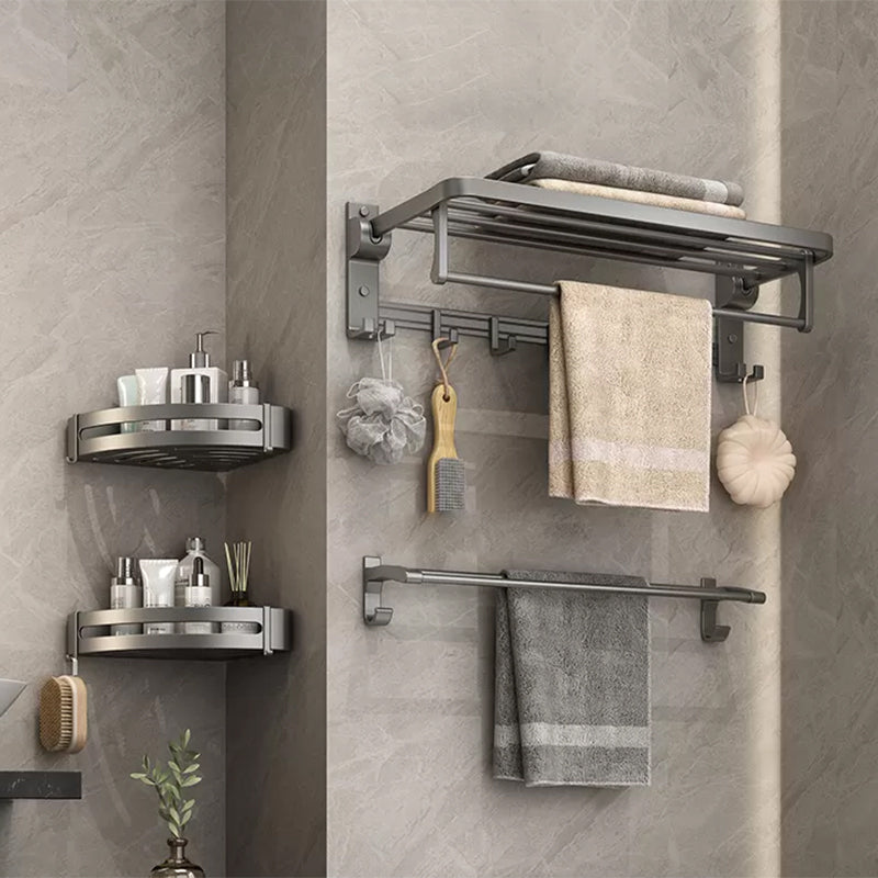 Modern Bathroom Accessory Set Grey Bathroom Accessories Hardware Set -  Clearhalo