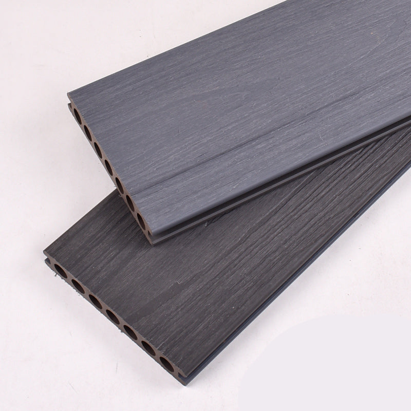 Waterproof Engineered Wood Flooring Modern Flooring Tiles 120-Pack Black/Gray Clearhalo 'Flooring 'Hardwood Flooring' 'hardwood_flooring' 'Home Improvement' 'home_improvement' 'home_improvement_hardwood_flooring' Walls and Ceiling' 7274384